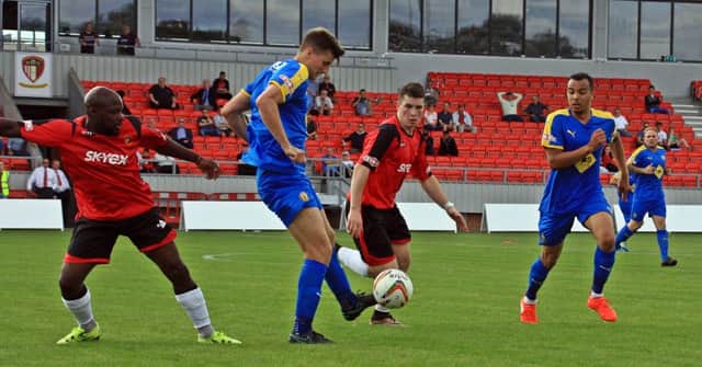 Jack Edwards scored the only goal of the game as Brakes made it three wins from three. Picture: Sally Ellis