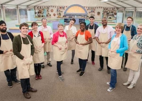 GBBO's 2016 contestants gather in the baking tent (Picture: BBC)