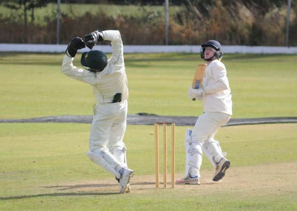 Dan Mousley shared in a match-defining stand of 39 for Wardens' ninth wicket with Nick Sale. Picture: Morris Troughton
