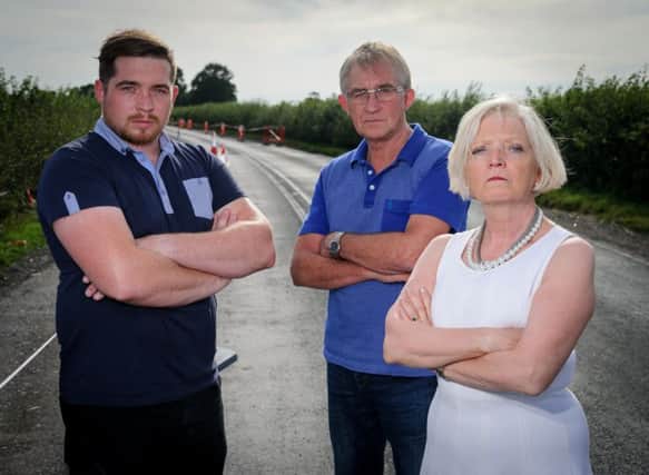 Owners of a furniture business in Cawston, are annoyed with the four week closure of Coventry Road, which is seriously affecting trade for them.

Pictured: Anthony, Gary & Liz Cole. NNL-160823-225322009