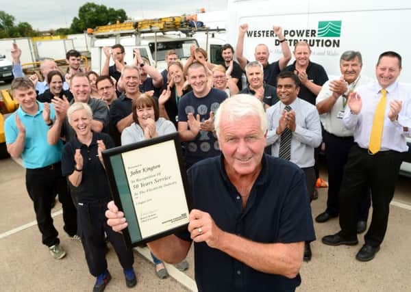 John Kington has celebrated 50 years service with Western Power. Photo by Lionel Heap.