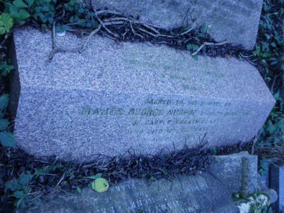 George and Anne's gravestone in Lillington.