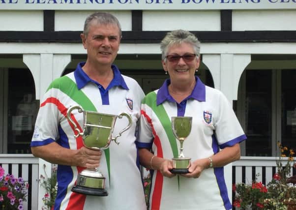 Husband and wife Ray and Janice White brought home a host of trophies from Royal Leamington Spa's finals weekend. Picture submitted