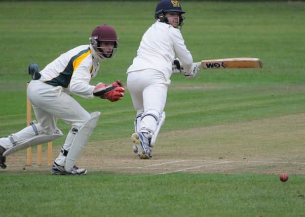 Matt Hancock's unbeaten 22 lifted Kenilworth Wardens to 182 all out at home to Barnt Green. Picture: Morris Troughton