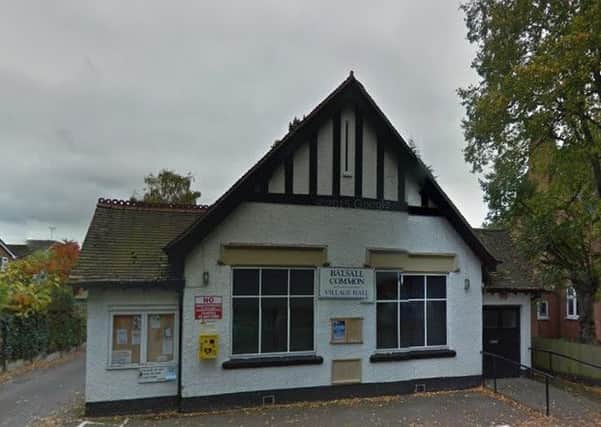 Balsall Common Village Hall, where the coffee morning will take place