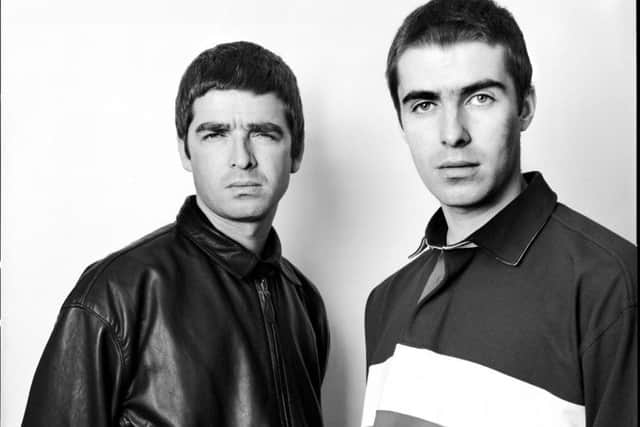 Noel and Liam Gallagher in 1997