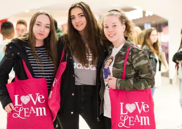 Hundreds of students attended the shopping event at the Royal Priors on Thursday night.