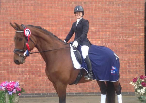 Gemma Carmen and Ekko Falkenfurst won the elementary level dressage championship at Onley Grounds Equestrian Centre earlier this month