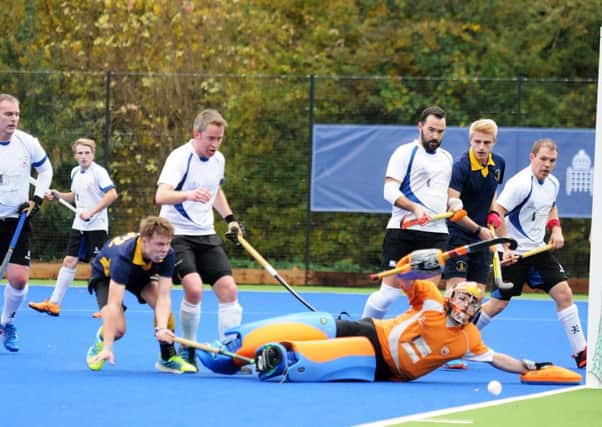 Tim Williams-Ellis goes close for Warwick against Bridgnorth. Picture: Morris Troughton