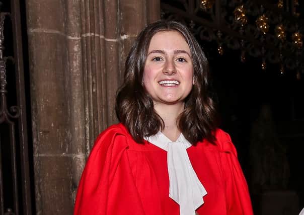 Florence Cain one of the winners of BBC Radio 2's 'young choristers of the year 2016' Photo by BBC.