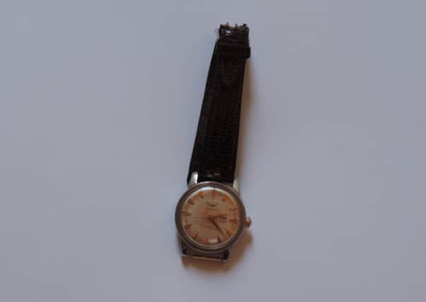 The front of the watch that was lost in Warwick last month.