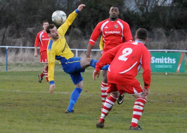 James Keller opened the scoring for Southam at home to Uttoxeter Town.