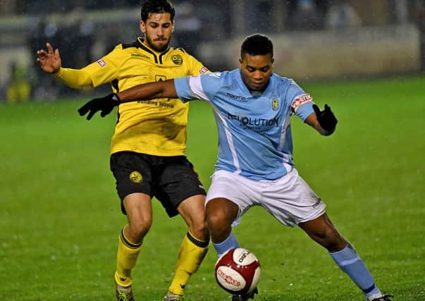 Chris Sterling scored his first goal for the club in Tuesday's draw PICTURES BY MARTIN PULLEY