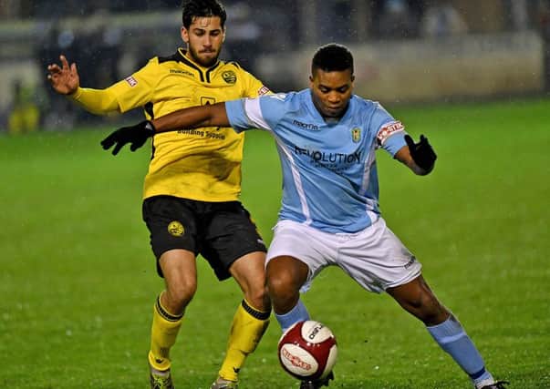 Chris Sterling scored his first goal for the club in Tuesday's draw     PICTURES BY MARTIN PULLEY