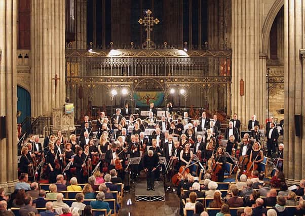 A previous concert held by the orchestra at All Saints church, Leamington