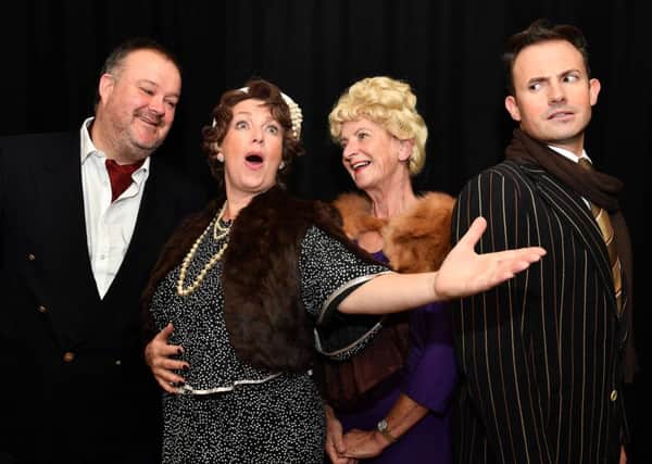 Lloyd Richards, Rayner Wilson, Sue Avison and Doug Gilbey-Smith star in Glorious at Rugby Theatre this week