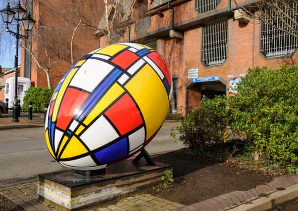John Barford Car Park looking splendid earlier this year with the sculpture still in place. NNL-161115-124933001