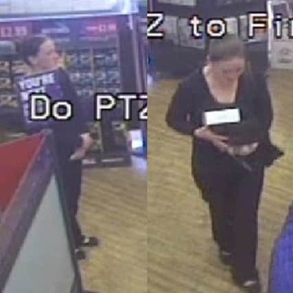 Police would like to speak to this woman in cinnection with thefts from Sydenham Primary School in Octboer.