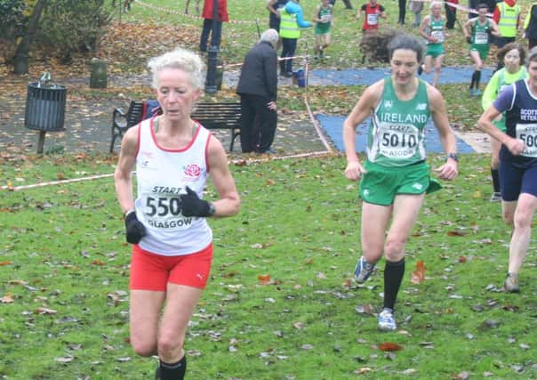 Monica Williamson in cross-country action in Glasgow. Picture submitted