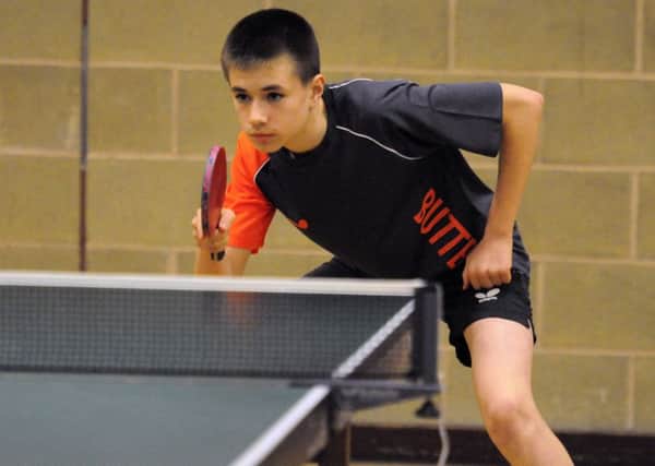 Ricardo Bolanos finished second behind England number one Jamie Liu in his open cadets' group in Grantham .