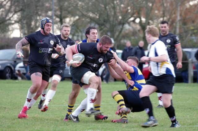 Lions in action against Barkers Butts last month   PICTURE BY RAY ANDREWS