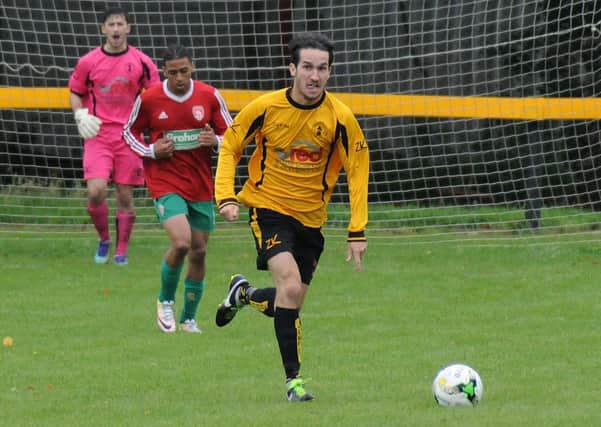 Tez Morton scored Racing Club's third in their win over Uttoxeter Town.