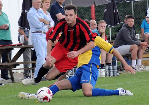 Three goals from Josh Cole propelled Westlea Wanderers back to the top of Division One.