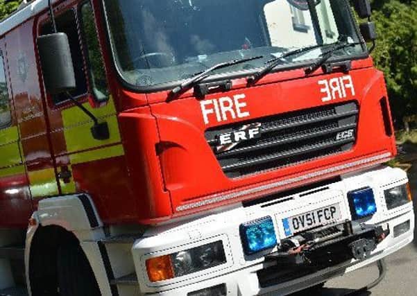 Fire crews were called to Lilbourne on Saturday evening.