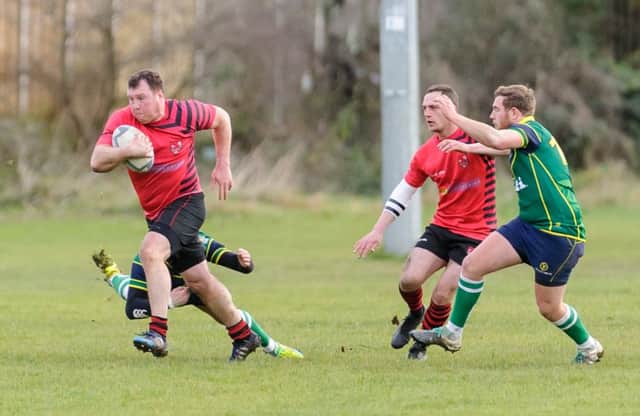 Lloyd Warner in Newbold's win over Huntingdon on Saturday   PICTURE  BY MIKE BAKER