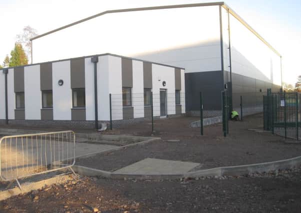 Rugby High School's new sports hall.
