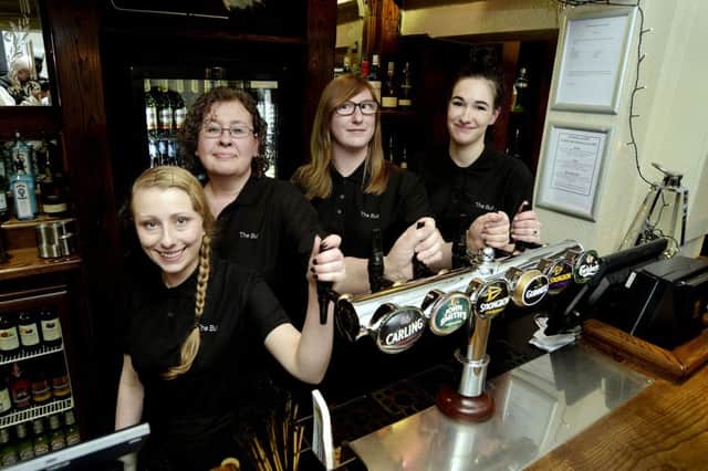 Â© Dave Fleming/ UNP 0845 600 7737

SPC 35938 The Bull, Rugby

L-R, Tamzin Thacker, Torie Coleman, Lucy Dickens, Frances Corrigan.