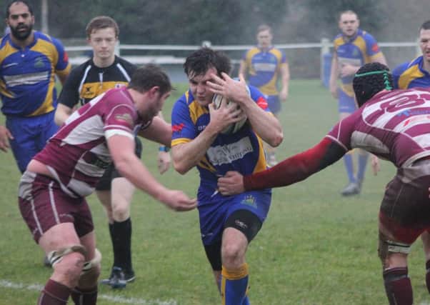 Action from Kenilworths heartbreaking defeat at home to Newport. Picture: Willie Whitesmith