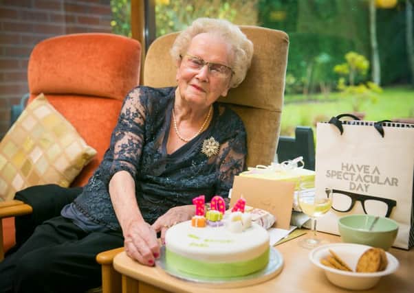 Gwen Foster, who celebrated her 104th birthday earlier this month