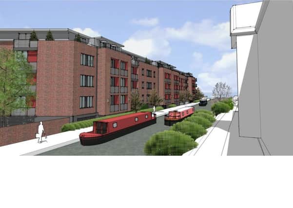 Artist's impression, provided by Robotham Architects, of the proposed development in Wise Street.