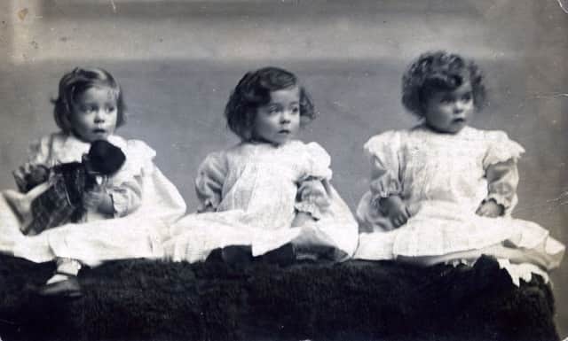The Hales triplets as one-year-olds