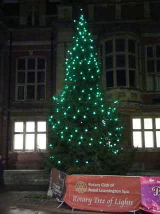 The Tree of Light at Leamington town hall.