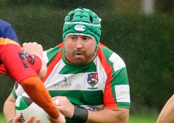 Adam Bond scored a hat-trick for Rugby Welsh against AEI on Saturday