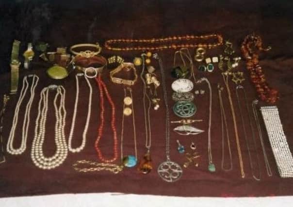 The jewellery was stolen from a house in Borrowdale Drive