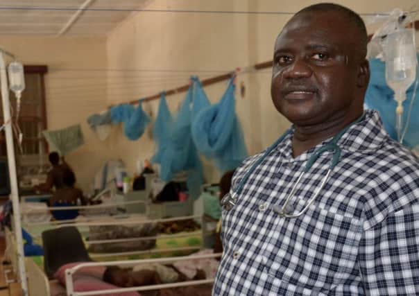 Wusu Sammoh the manager of the Children's Hopsital in Bo, Sierra Leone.