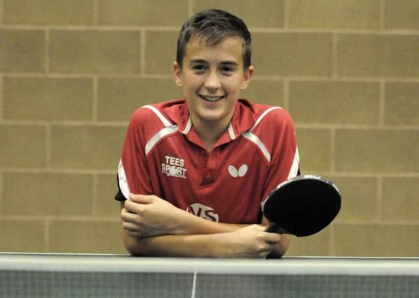 Jack Green beat Lillington Free Church clubmate Tom Fletcher to win the restricted junior boys' singles.