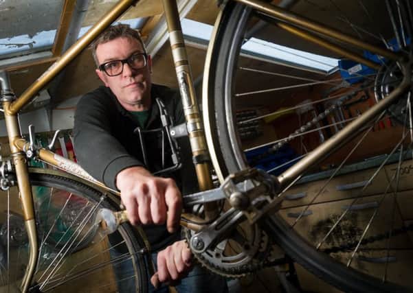 Tony Sewell repairs and scraps old bikes for a living and he's said he's going to donate a portion of his profits to Kenilworth charities each month this year. NNL-171101-074357009