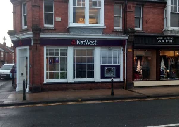 NatWest in Warwick Road, which is set to close in June.