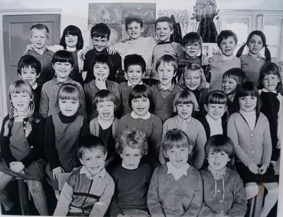 Mrs Justice's class two at Dunchurch First School in March 1987