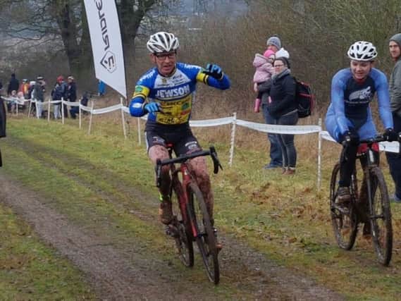 Pete Busby brought his season to a close with a win in the latest round of the Midland Cyclo Cross series