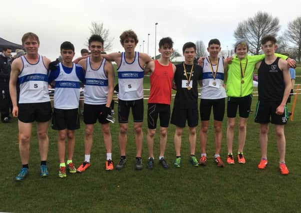 Leamington C&AC's inter and senior boys:  Alex Ibbs, Daniel Chahal, Sam Lubrano, Sam Wadsworth, Tommy Ablett, Greg West, Kieran Chahal, Dominic Priest and Will Eadon. Picture submitted
