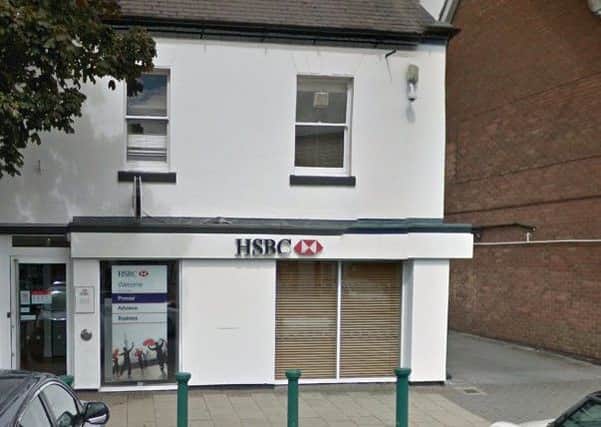 Balsall Common's HSBC branch in Station Road. Copyright: Google Street View