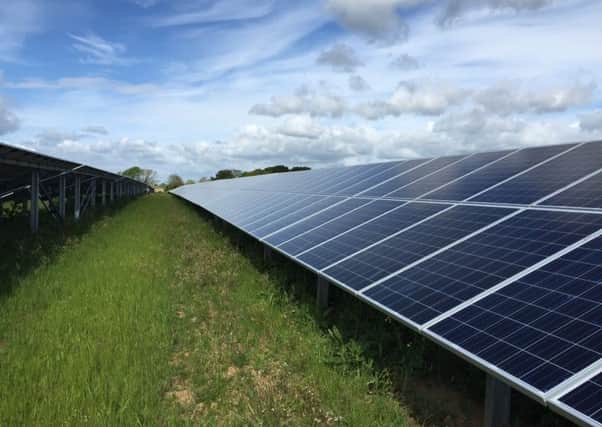 Several solar farms have been planned for sites in Warwickshire. ABCDE SUS-160617-110533003