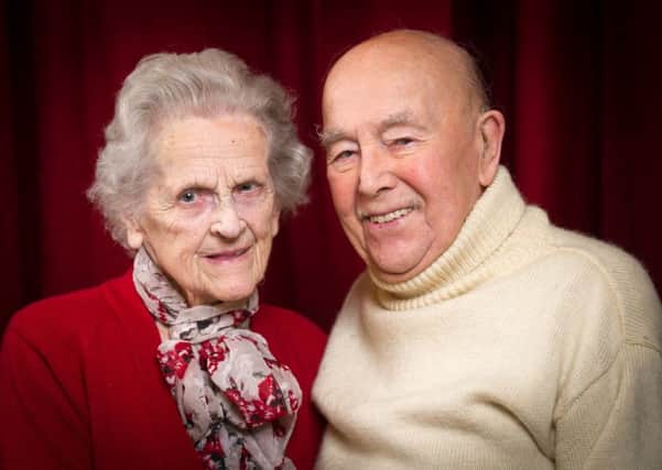 Mona Bayliss, 93, with Ron Bayliss, who turns 100 on Saturday February 4. NNL-170102-090345009