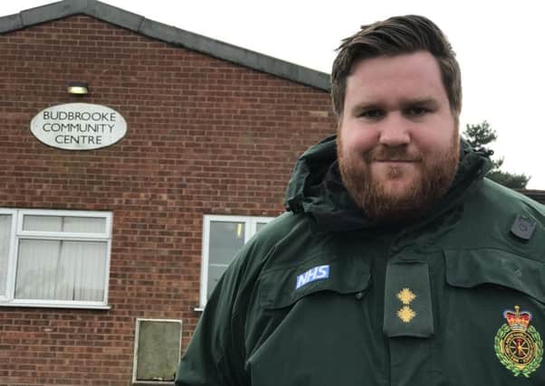 Andy Allsopp is trying to raise money for a defibrillator in Hampton Magna.
