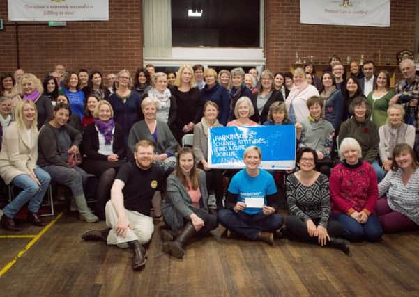 The Sing It Loud Choir with Sarah Wakeman, Regional Fundraiser for Parkinsons UK in the West Midlands
